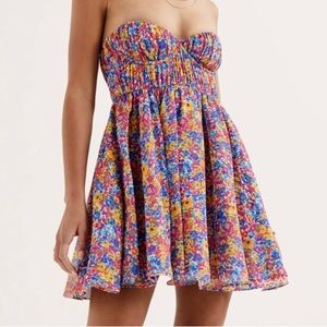 Brand New! for Love & Lemons Sasha Strapless Mini Dress